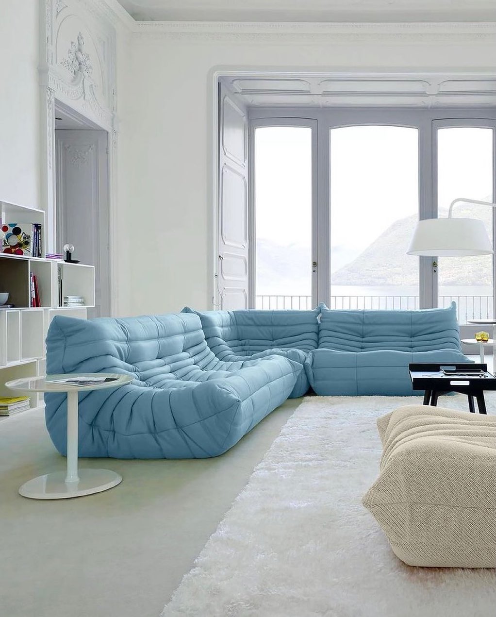 Ъглов диван Babylon - Син