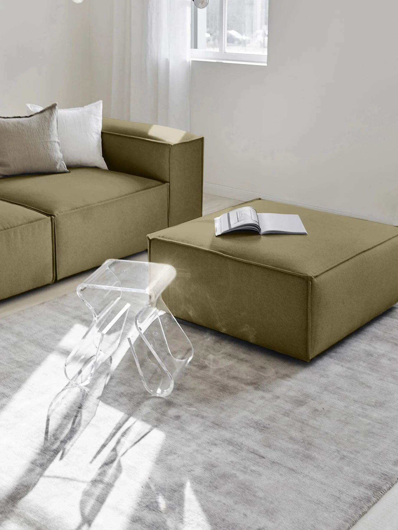 Модулен диван Urban - Маслено зелен