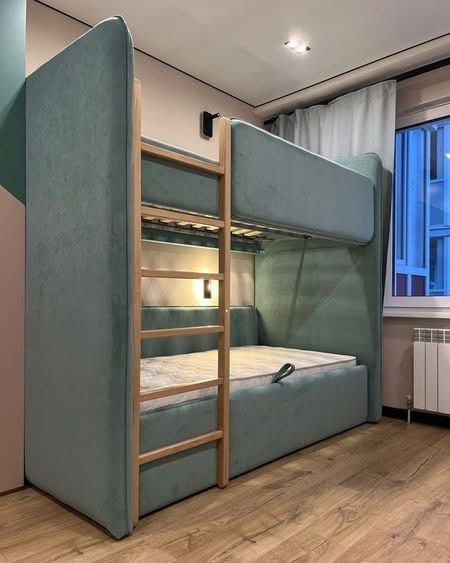 Двуетажно тапицирано легло Omar