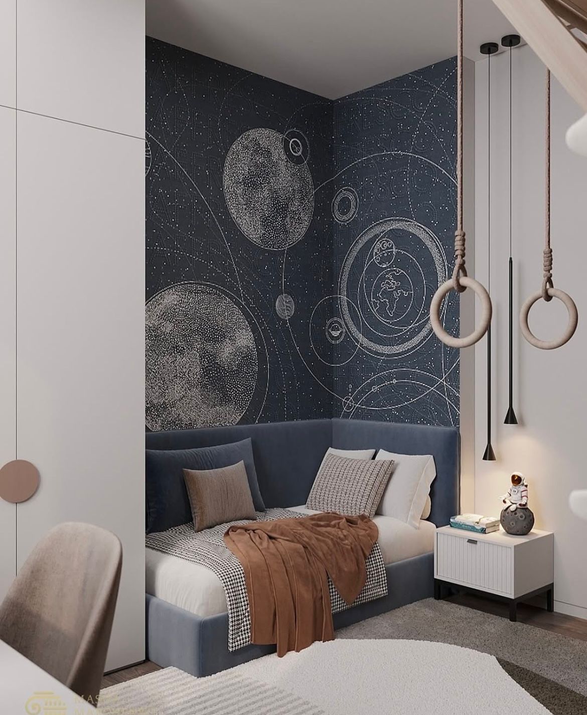 Детско тапицирано легло Cosmo