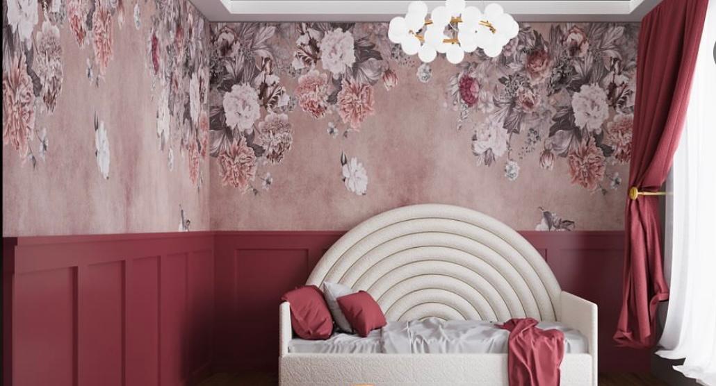 Детско тапицирано легло Дъга