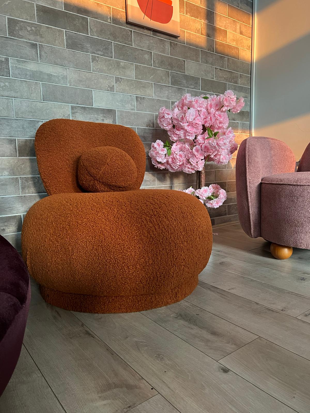 Кресло Rose Garden - Кафяв