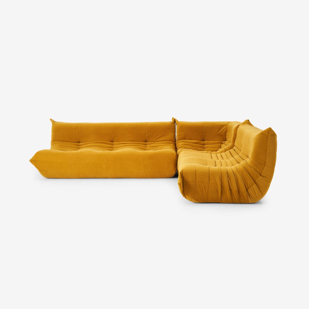 Ъглов диван Babylon - Жълт