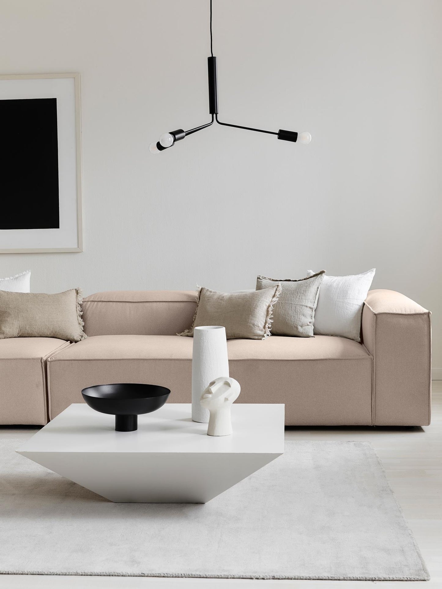 Ъглов диван Ekol - Кафяв