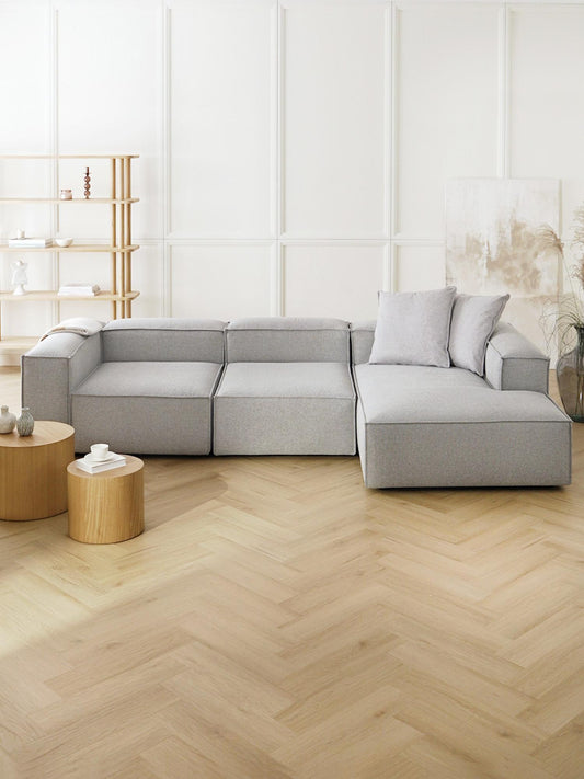 Ъглов диван Ekol - Сив