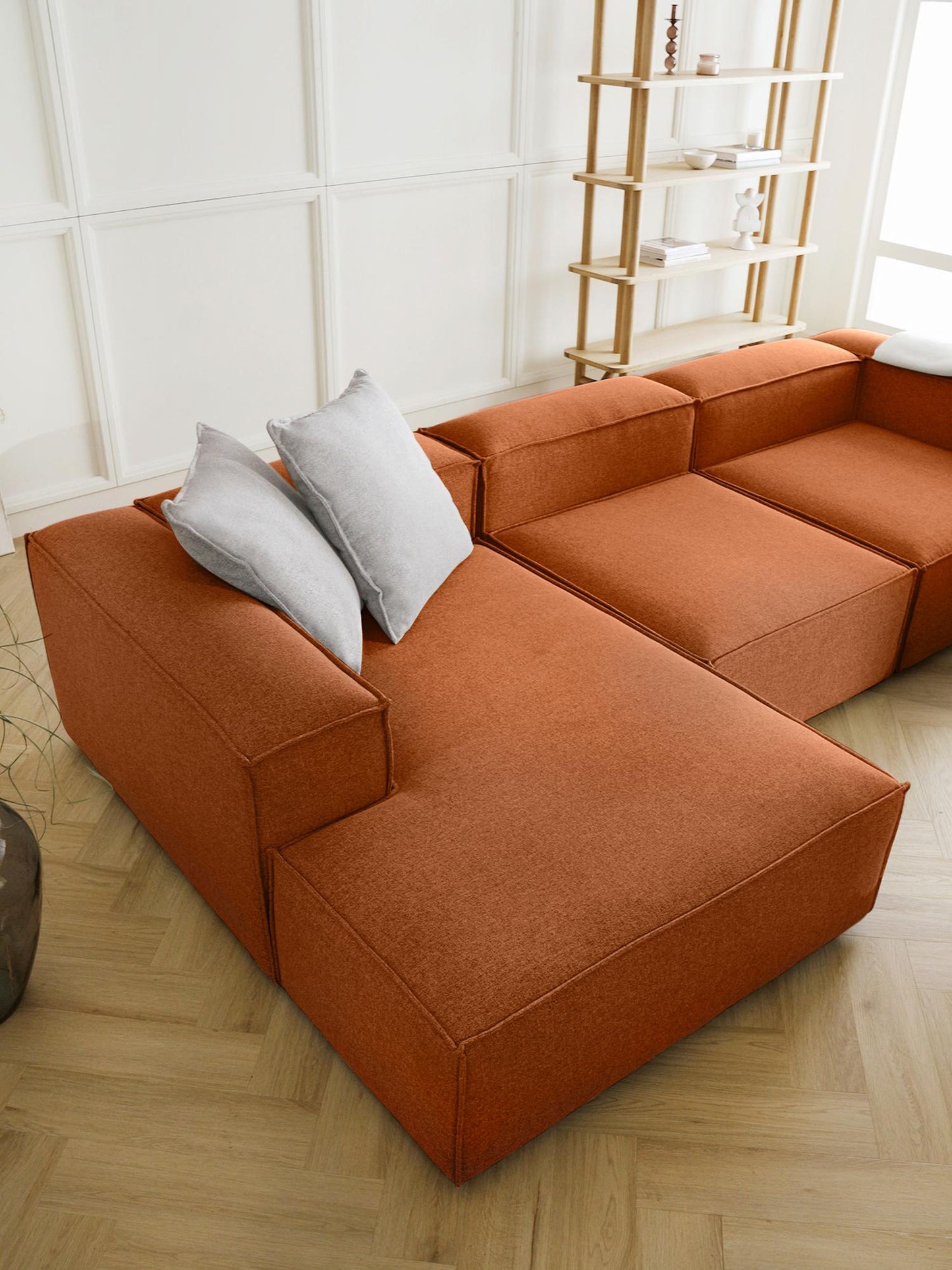 Ъглов диван Ekol - Оранжев