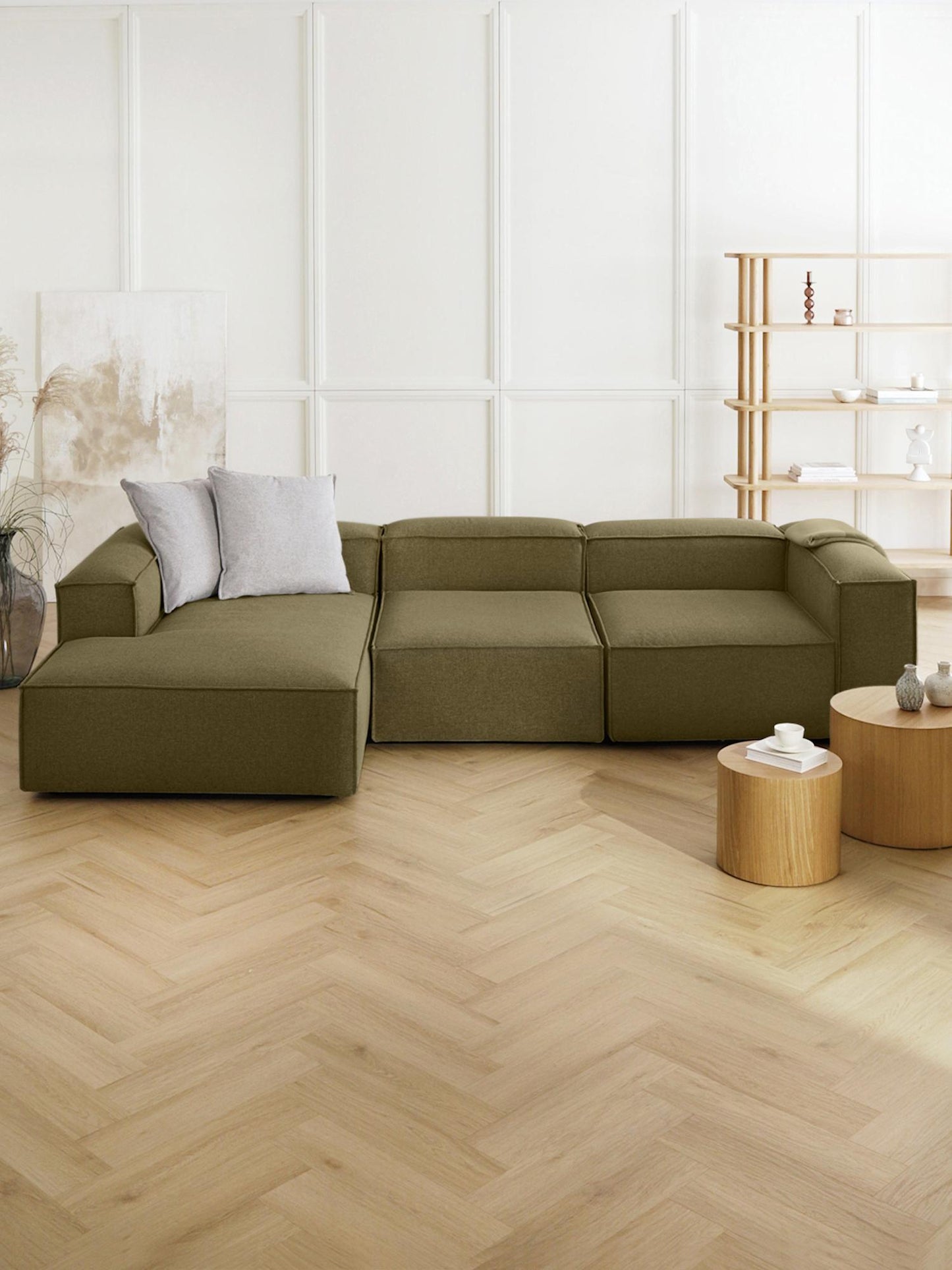 Ъглов диван Ekol - Зелен