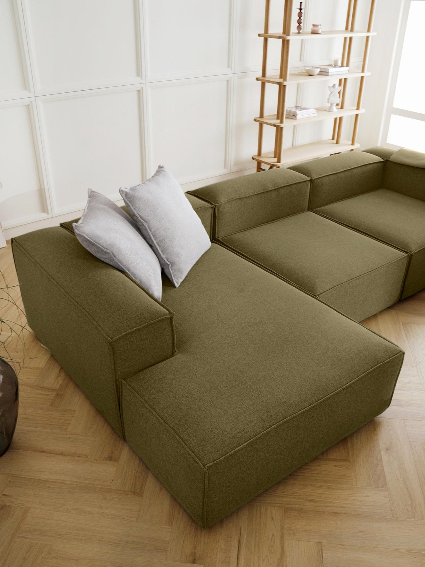 Ъглов диван Ekol - Зелен