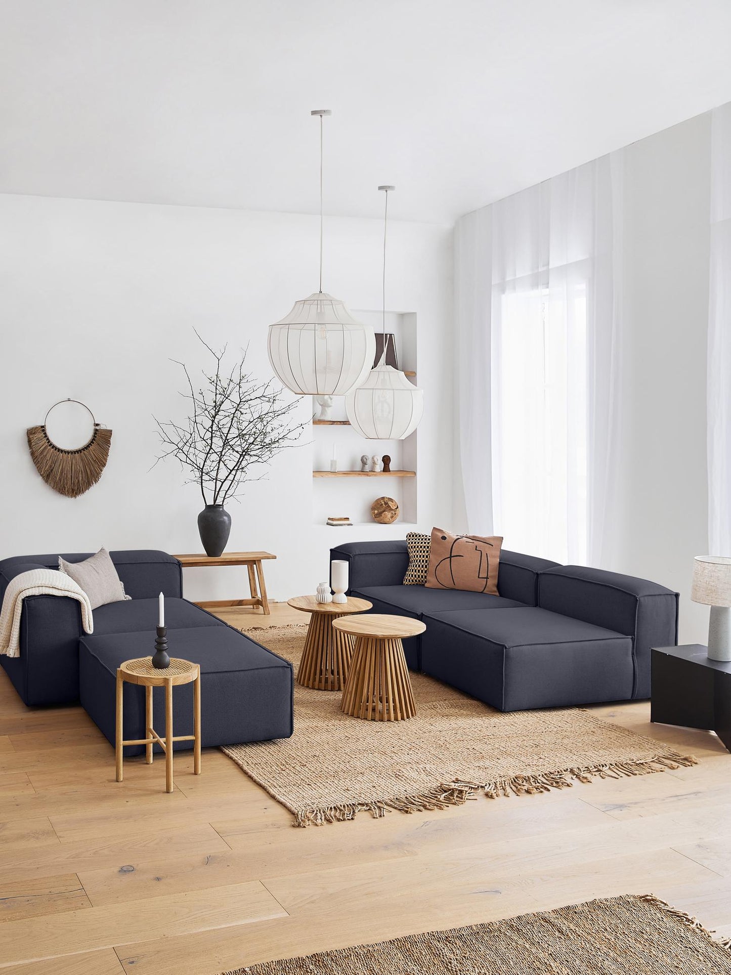 Модулен диван Urban - Тъмно син