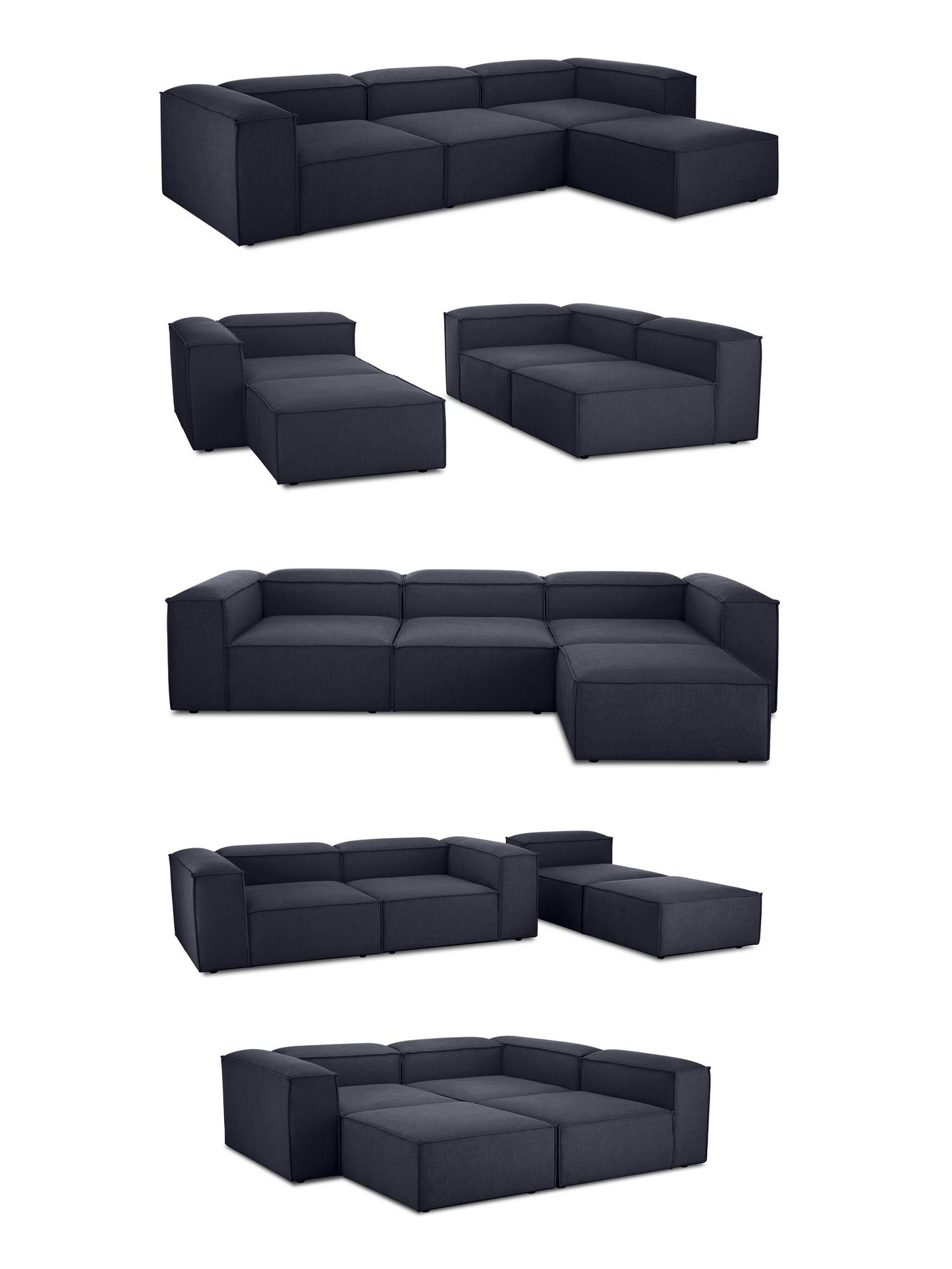 Модулен диван Urban - Тъмно син