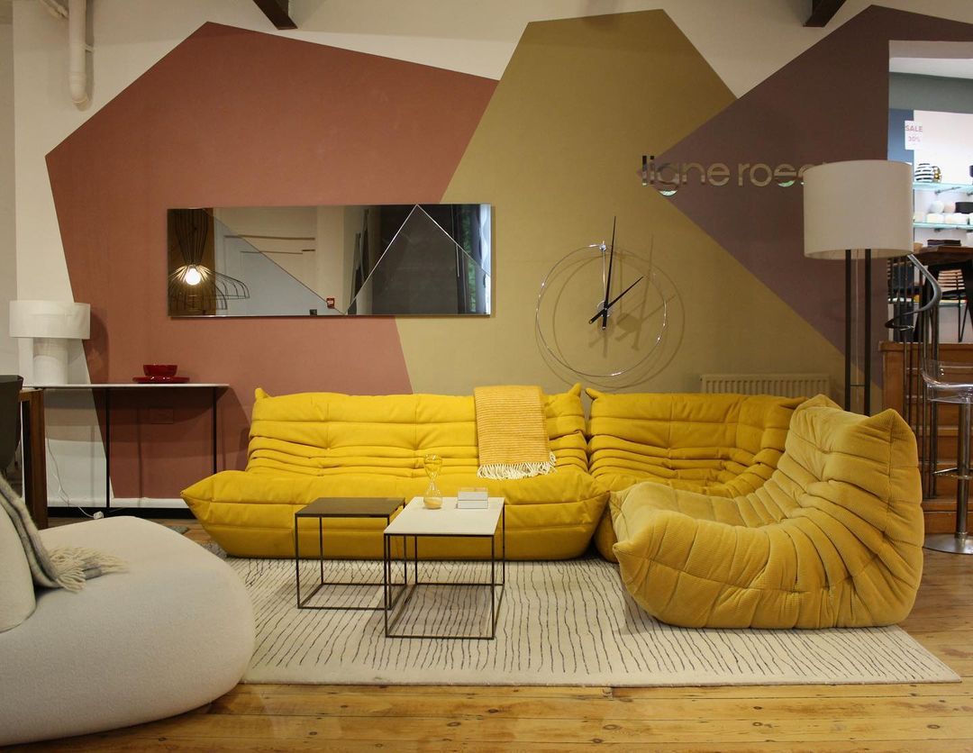 Ъглов диван Babylon - Жълт