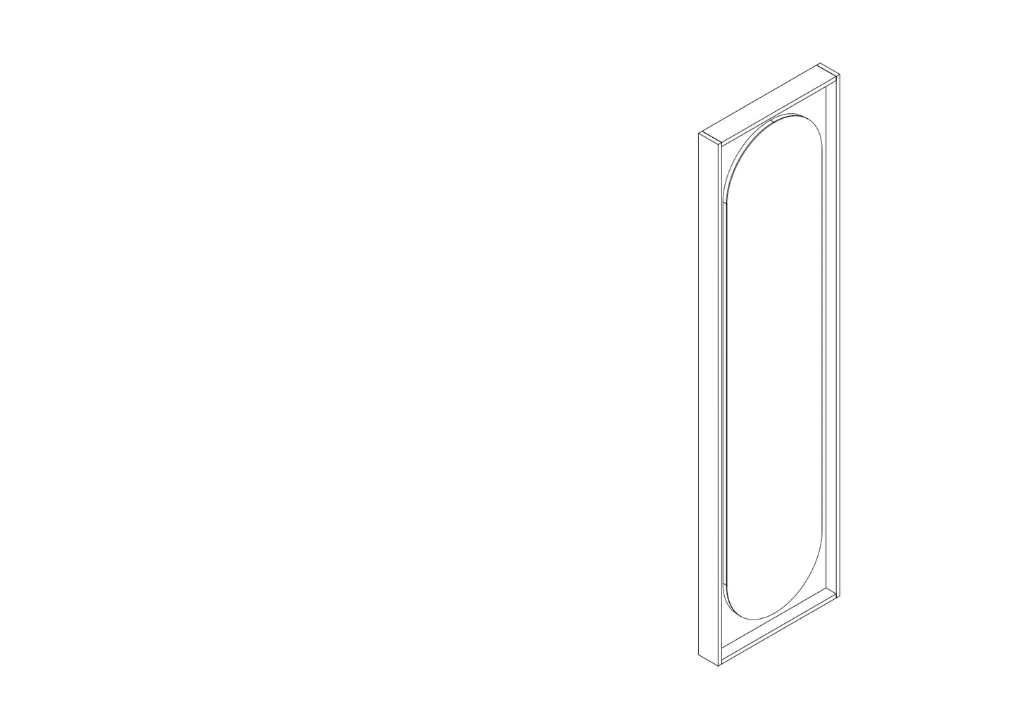 Модул с огледало и LED осветление – 10см