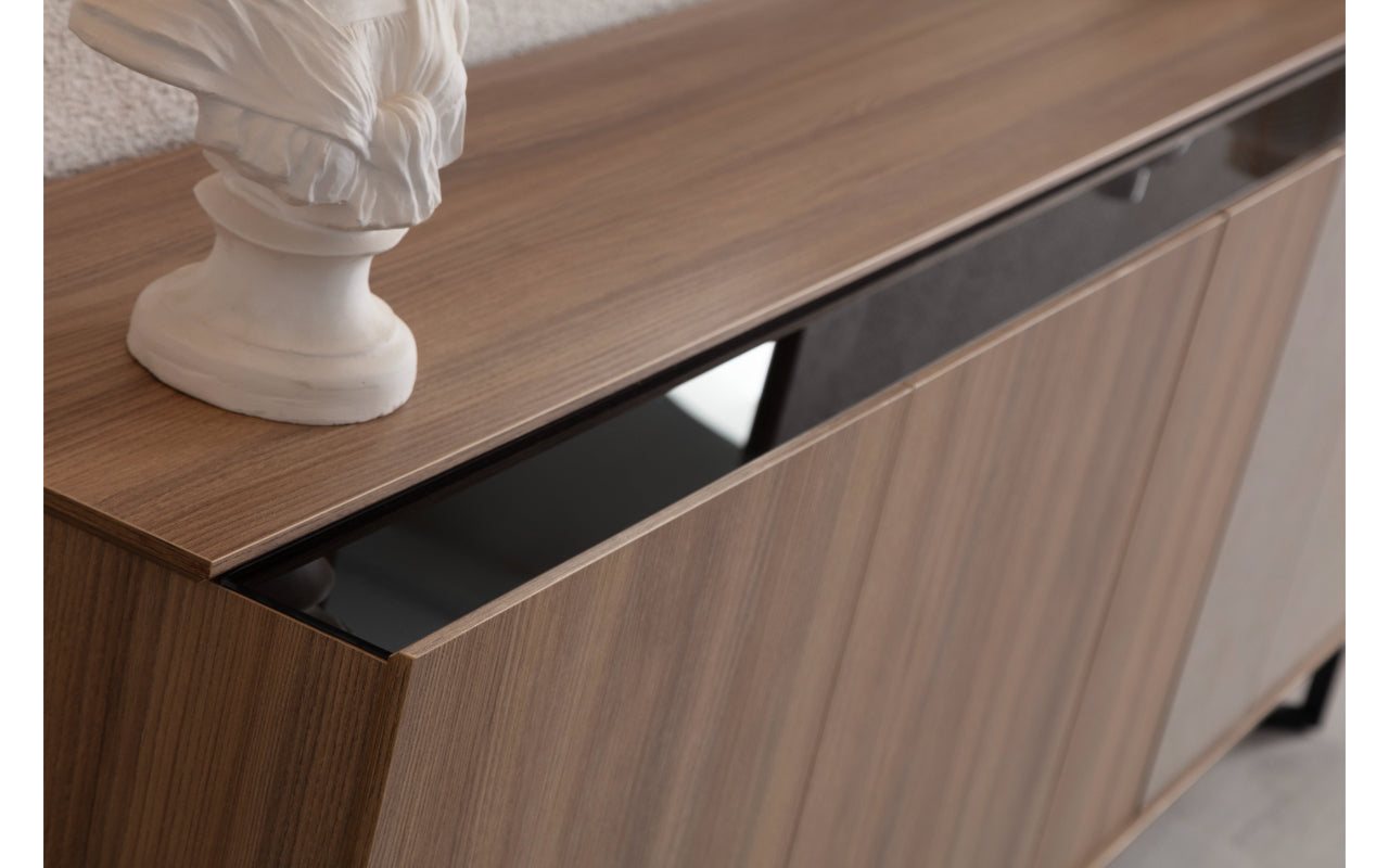 Комплект за хранене Olivya: Маса + 6 стола + Конзола + Огледало